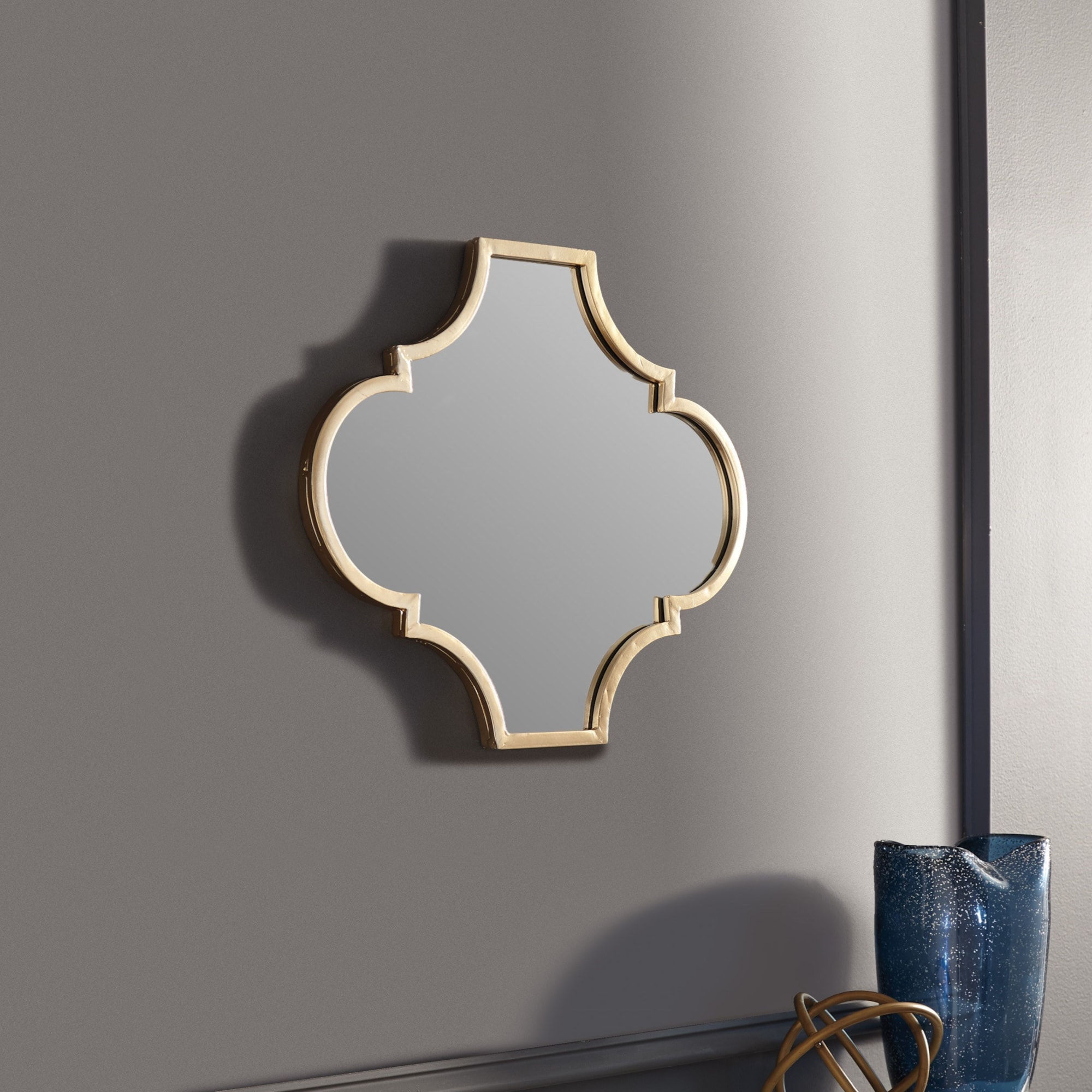 Signature Design by Ashley Accent Mirrors A8010155 Callie Gold Finish
